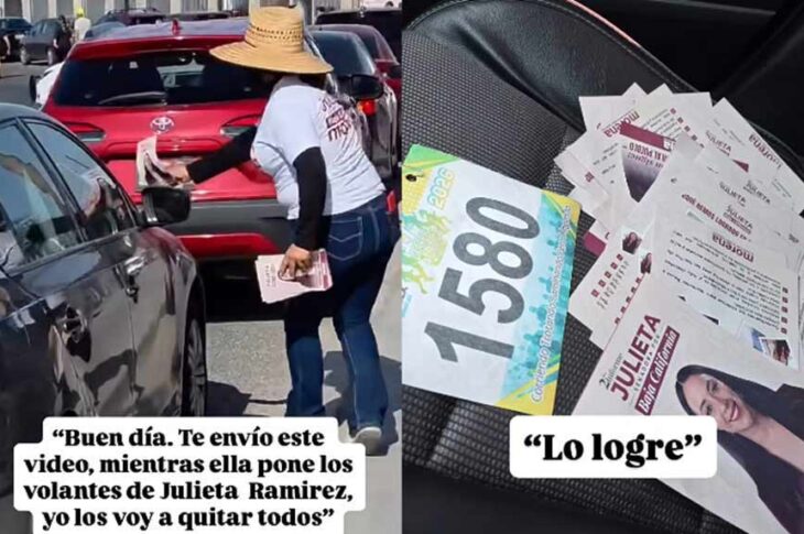 Propaganda de Julieta Ramírez en autos.
