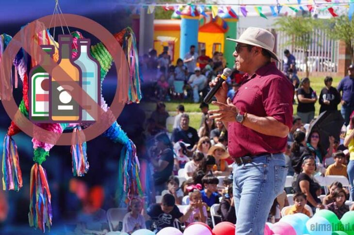 Molina se va contra el alcohol en fiestas infantiles.
