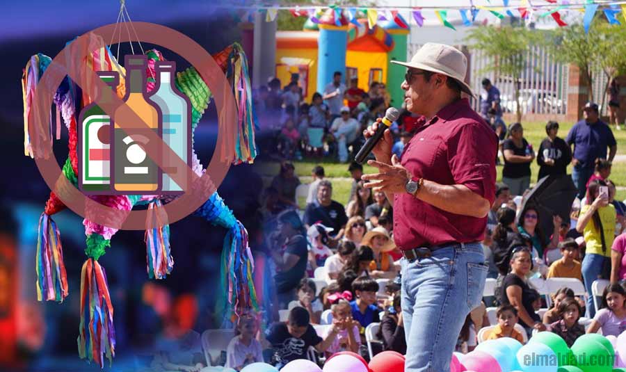 Molina se va contra el alcohol en fiestas infantiles.