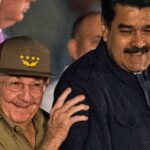 Raúl Castro con Nicolás Maduro.