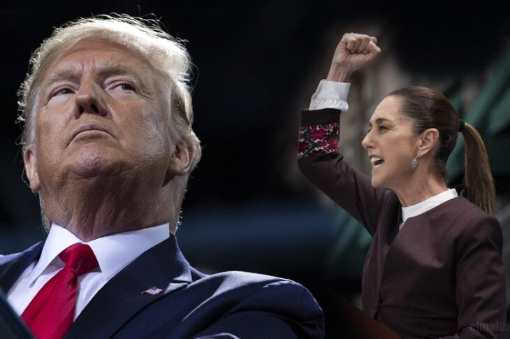 Trump y Sheinbaum.