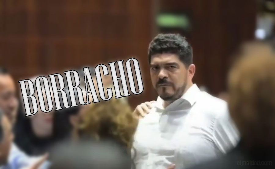 Diputado Zenyazen en modo borrachito enojado busca-pleitos.