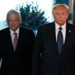 AMLO y Trump, durante la visita a la casa blanca.