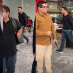 Carlos Torres captado al fondo de una toma.