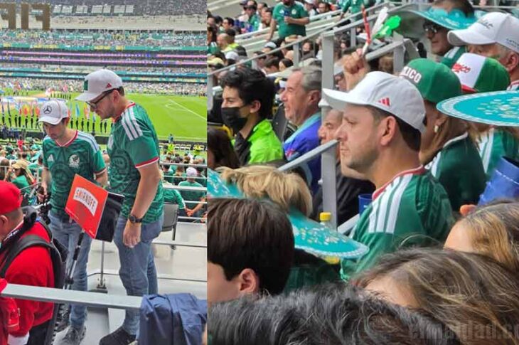 Carlos Torres presuntamente captado en el estadio Azteca.