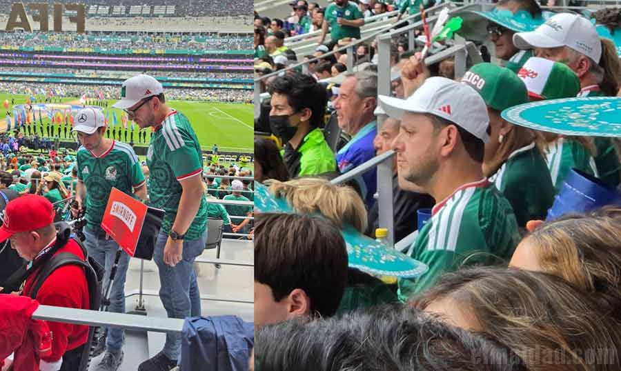 Carlos Torres presuntamente captado en el estadio Azteca.