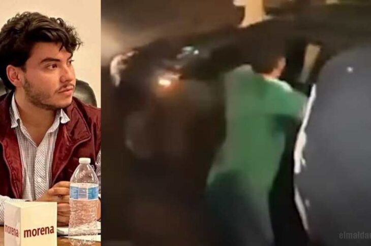 Jaime Castillo golpeó a una conductora en el rostro.