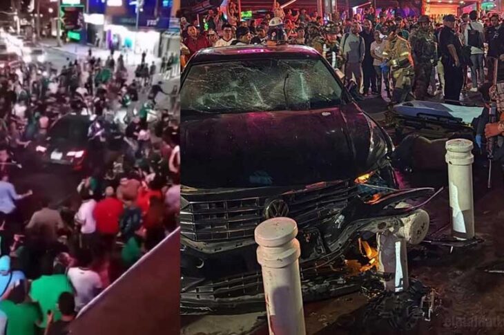 Momento del incidente en Los Cabos.