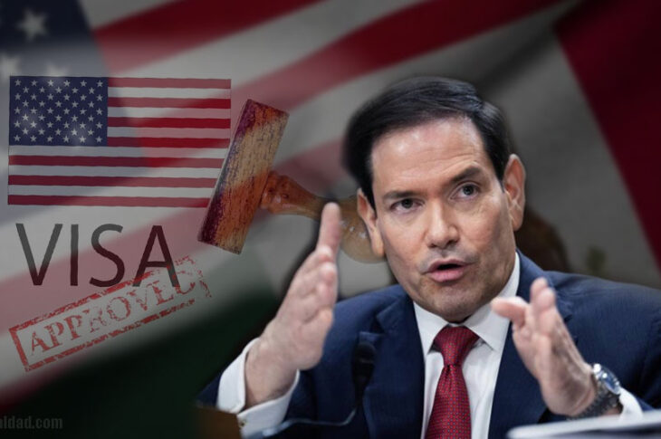 Marco Rubio y pocas visas aprobadas.