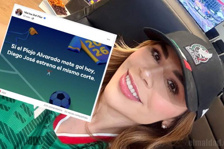 Marina del Pilar y el post de apostar la greña de su hijo.