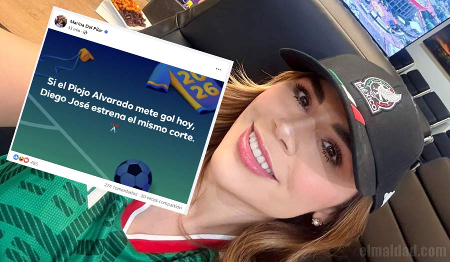 Marina del Pilar y el post de apostar la greña de su hijo.