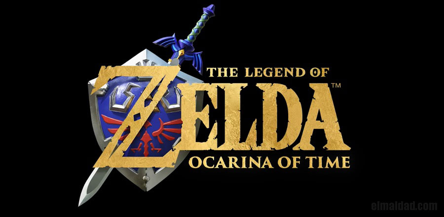 Captura de pantalla del logo de The Legend Of Zelda: Ocarina Of Time para Nintendo Switch 2.