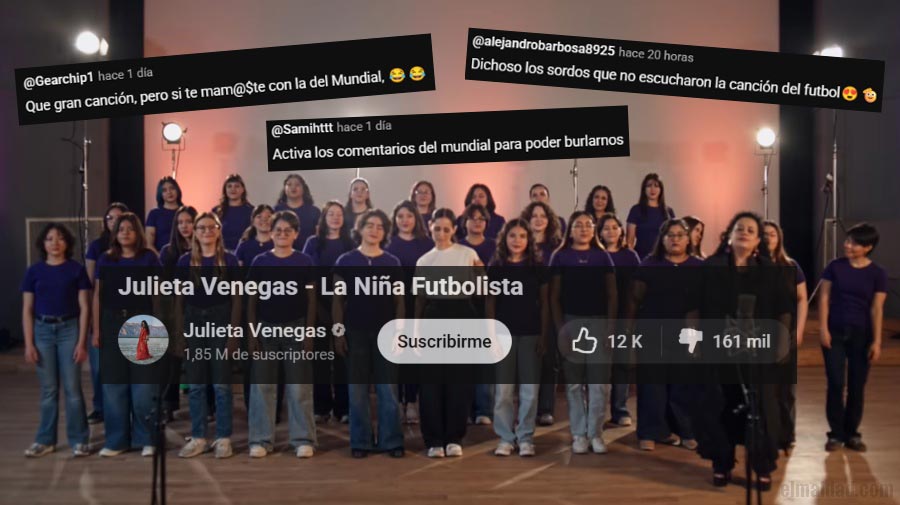 Julieta Venegas sigue recibiendo el rechazo por su canción para el mundial.