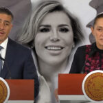 Omar García Harfuch, Marina del Pilar y Claudia Sheinbaum.