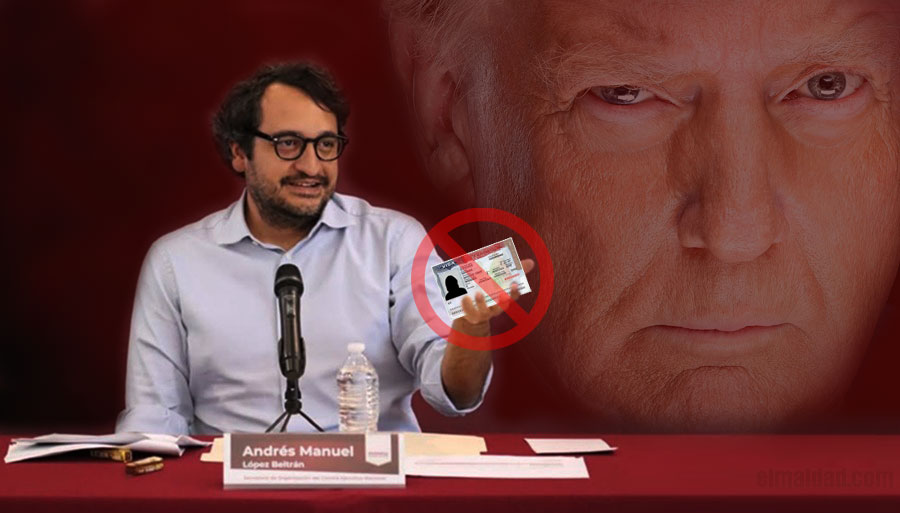 Andy sin visa y la cara de Trump.