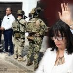 Pedro Ariel Mendivil detenido y Norma Bustamante en sesión de cabildo.