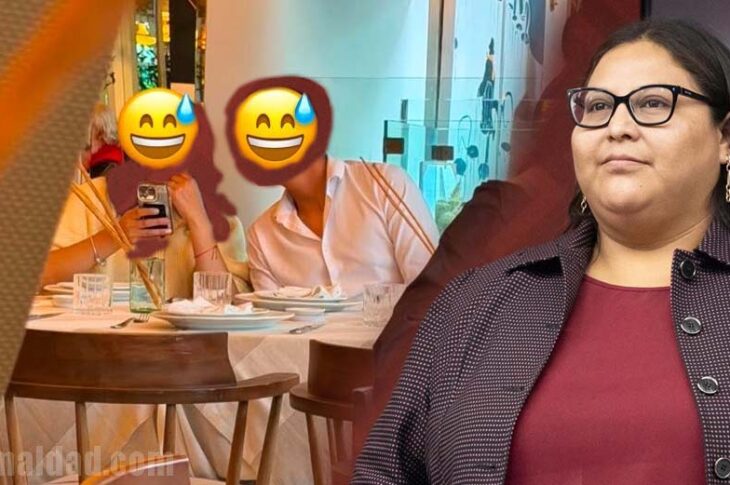 Pareja de presuntos whitexicans exhibida por Citlalli Hernández.