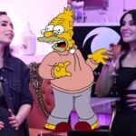 Diputada Palomares, el abuelo Simpson y la diputada Salvatori.