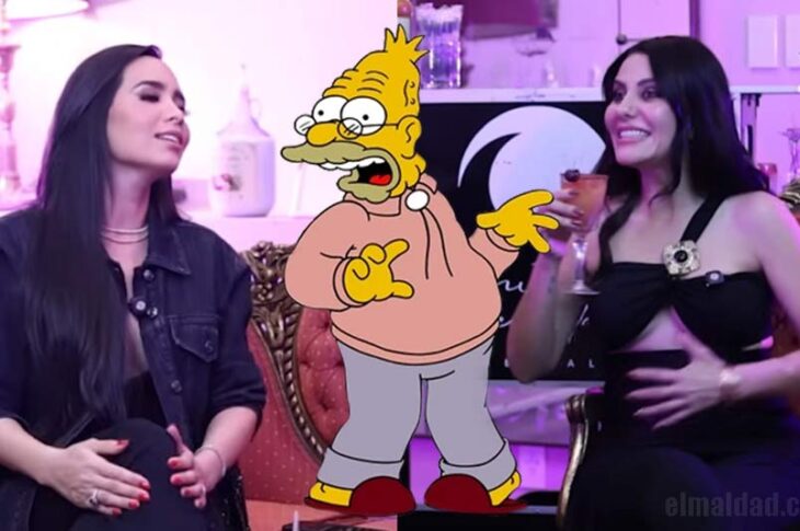 Diputada Palomares, el abuelo Simpson y la diputada Salvatori.