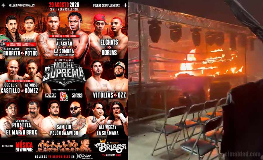No hubo Noche Suprema, quemaron el ring.