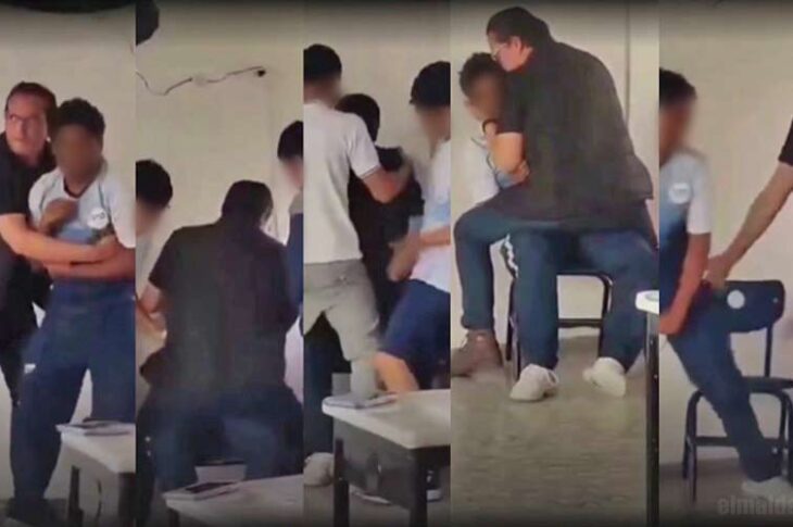 Profesor en Guanajuato pervirtiendo a estudiantes de secundaria.