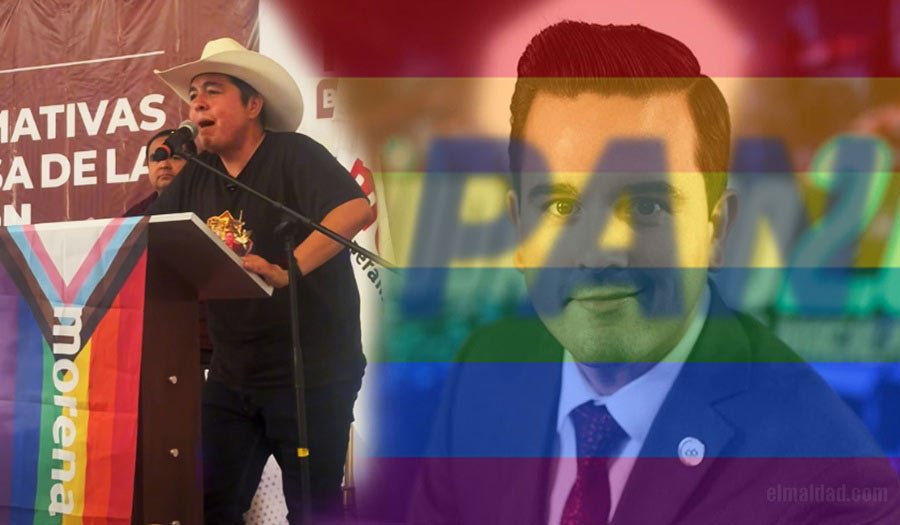 Armando Samaniego y Gustavo Macalpin bien LGBTQ+.