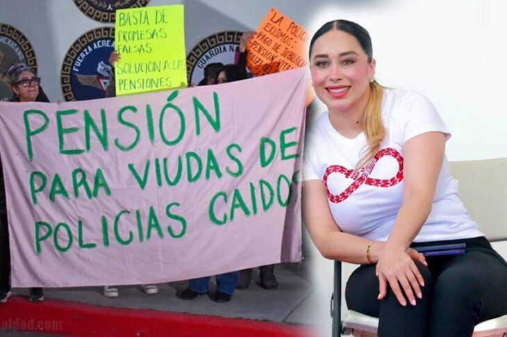 Viudas y Teresita. Foto de viudas: Rubén Vázquez. Foto de Teresita: facebook.