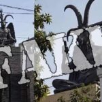 Estatua de Baphomet.