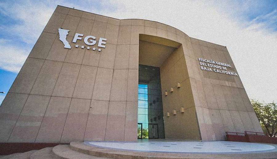 Fiscalía General del Estado de Baja California en Mexicali.