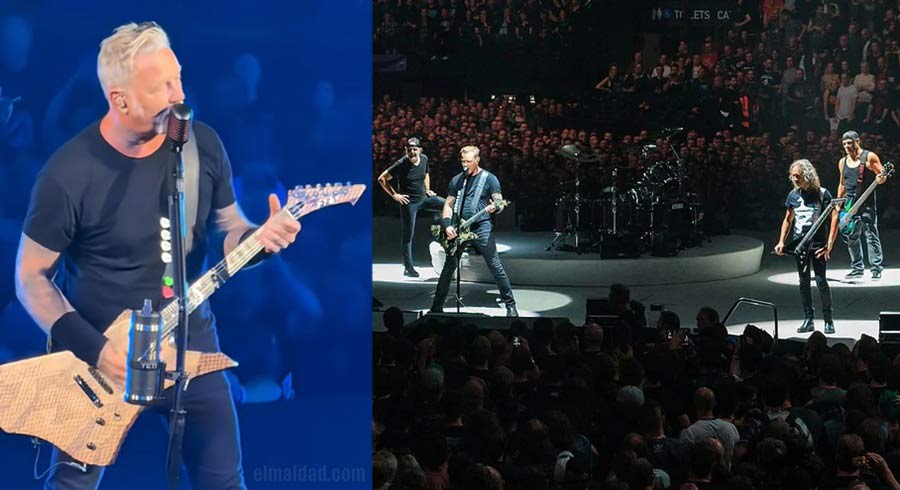 James Hetfield y el resto de Metallica.