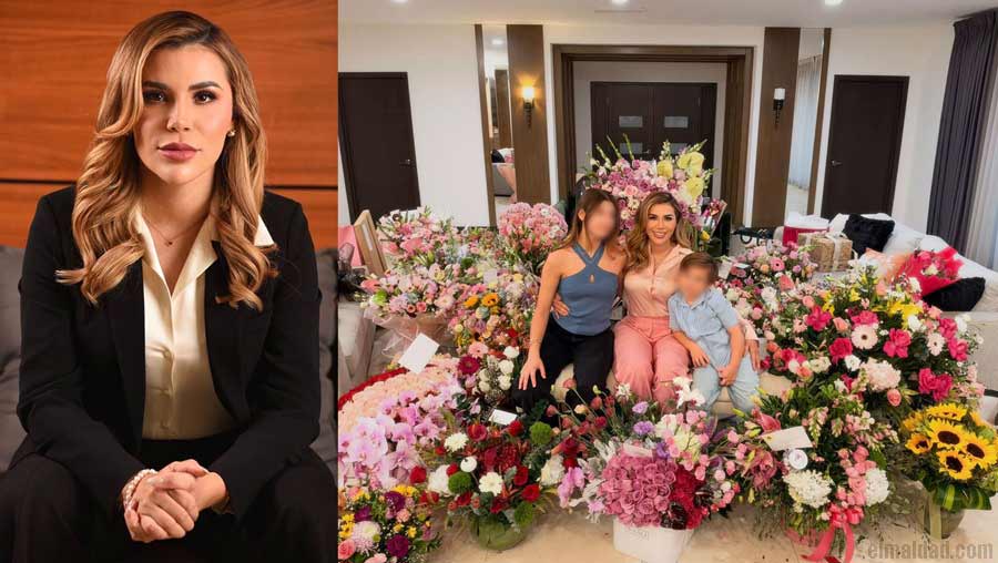 Imágenes compartidas por Marina del Pilar en Facebook por su cumpleaños.